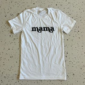 💘 WHITE TEE MAMA SHIRT
